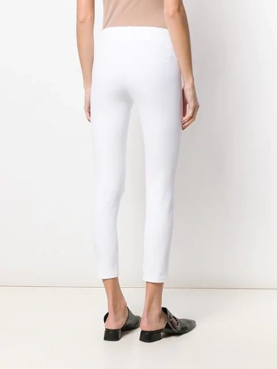 JOSEPH GABARDINE LEGGINGS - 白色