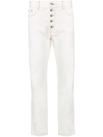 Shop Joseph Den Straight Jeans In White