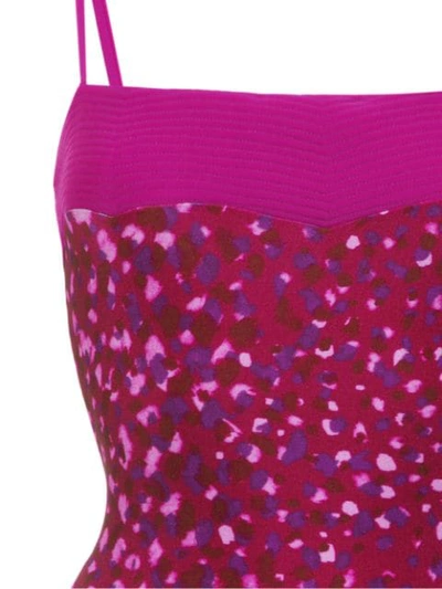 Shop Adriana Degreas Printed Swimsuit In Purple