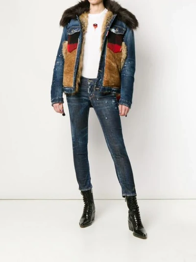 Dsquared2 Key Logo Print T-shirt In White