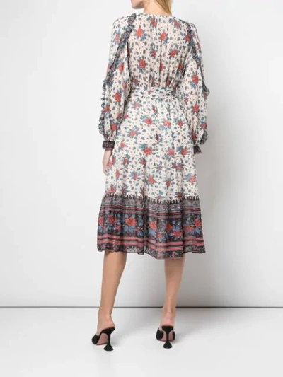 Shop Ulla Johnson Romilly Floral Print Dress In White