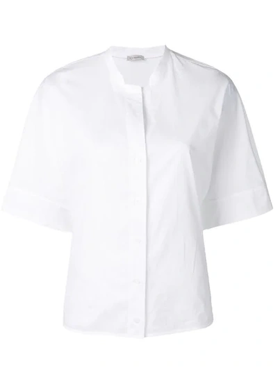 Shop Peserico Short-sleeve Shirt - White