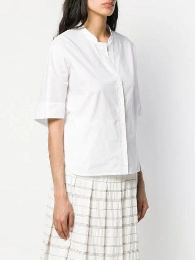Shop Peserico Short-sleeve Shirt - White