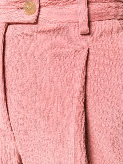 Shop Acne Studios High-waisted Trousers In Pink