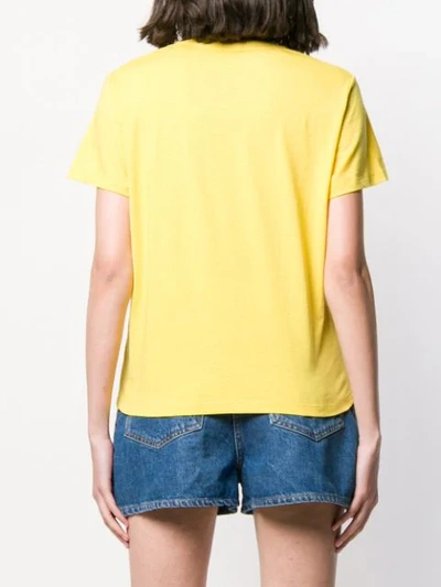 Shop Zimmermann Graphic Print T-shirt - Yellow