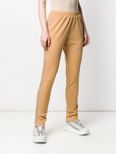 Shop Each X Other Shimmer Detail Track Pants In Neutrals