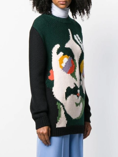 Shop Stella Mccartney All Together Now John Lennon Jumper In Black