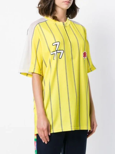 Shop Ienki Ienki Football T-shirt In Yellow