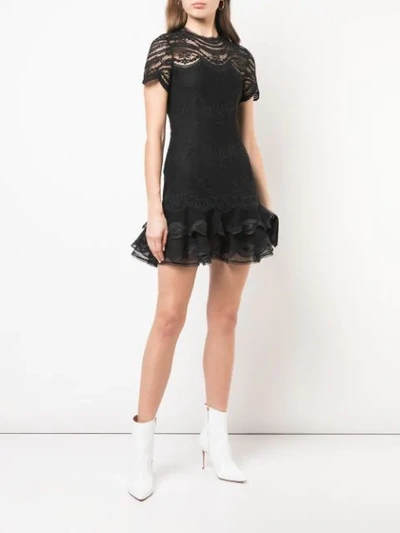 Shop Jonathan Simkhai Lace Party Dress In Black