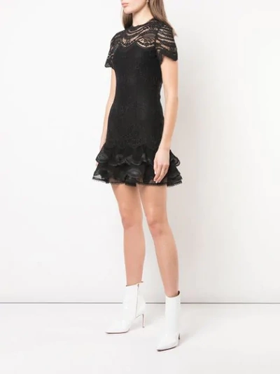 Shop Jonathan Simkhai Lace Party Dress In Black