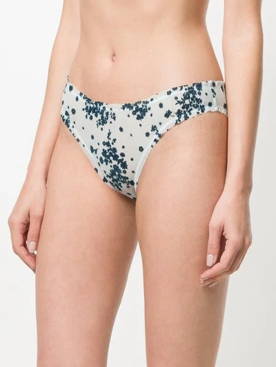 Shop Chite' Print Brief Bottoms In Green