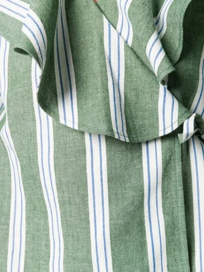 Shop Rejina Pyo Striped Blouse - Green