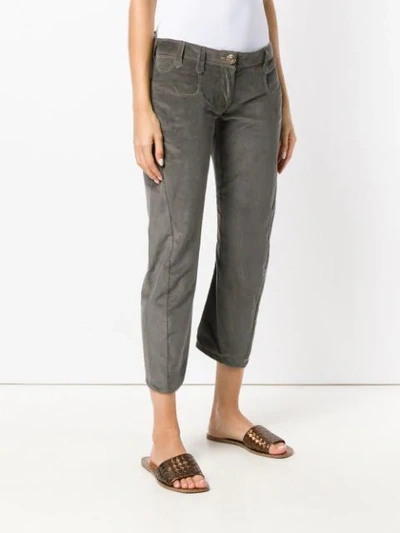 Shop Atelier Bâba 'amado' Cordhose In Grey