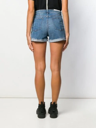 Shop Rag & Bone Classic Denim Shorts In Blue