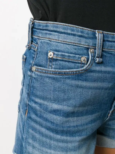 Shop Rag & Bone Classic Denim Shorts In Blue