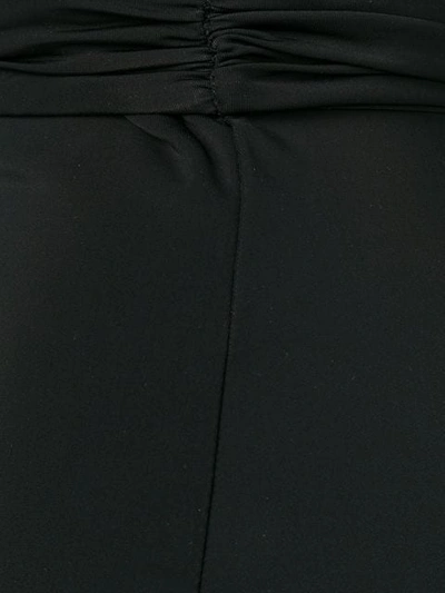 Shop Mara Hoffman Bow Detail High Waisted Bikini Bottoms In Black