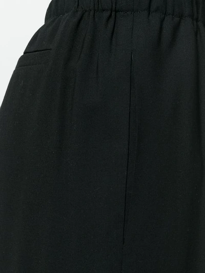 Shop 6397 Wide Leg Cropped Trousers In Black