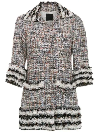 Shop Andrea Bogosian Tweed Jacket In Grey