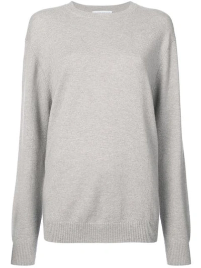Shop Alexandra Golovanoff Round Neck Sweatshirt In Grey