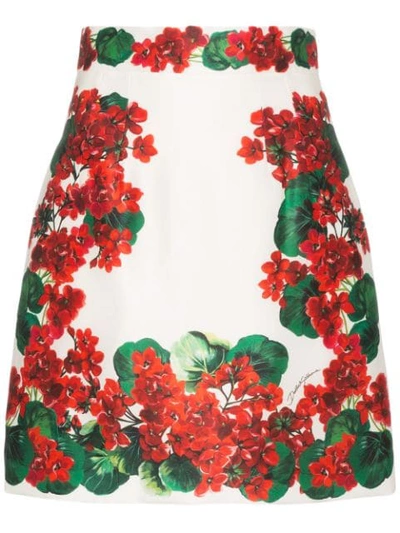 Shop Dolce & Gabbana Rock Mit Blumenmuster - Rot In Red