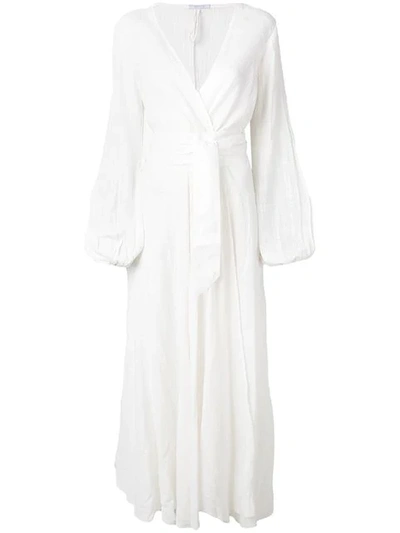 Shop Kalita Gaia Beach Gown In White