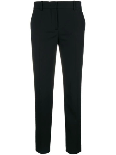 Shop Emilio Pucci Cropped Tailored Trousers - Black