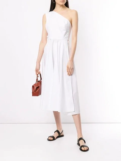 Shop Rosetta Getty Wrap Dress In White