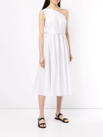 Shop Rosetta Getty Wrap Dress In White