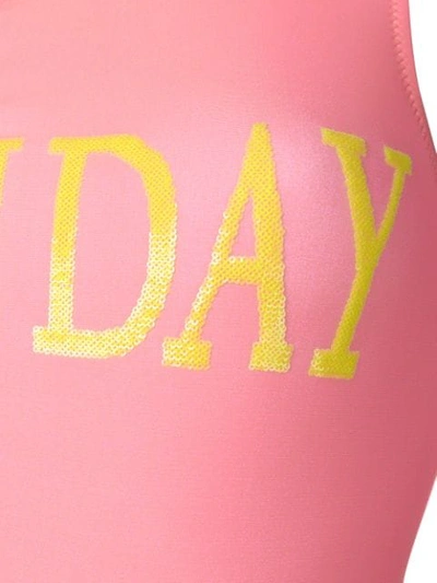 Shop Alberta Ferretti 'monday' Swimsuit In Pink