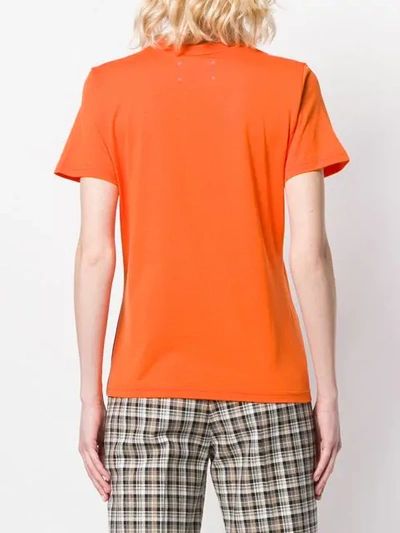 Shop Alberta Ferretti Te Quiero T-shirt In Orange