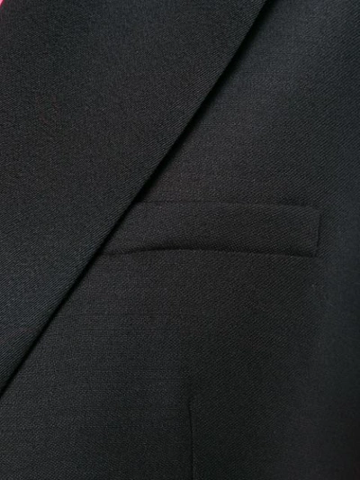 Shop Osman Oversized Tailored Tuxedo Jacket - Black