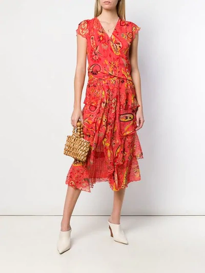 Shop Etro Jade Dress In 600 Multicolor