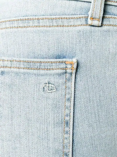 Shop Rag & Bone 'hana' Cropped-jeans In Blue