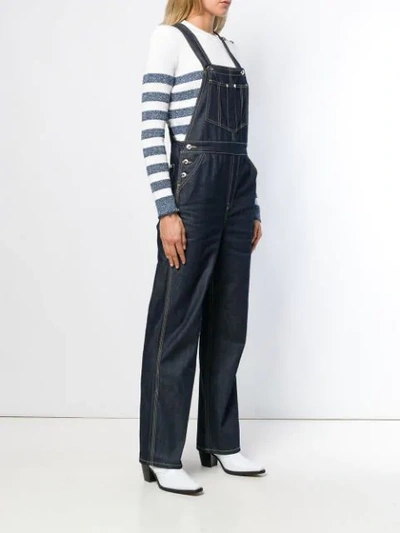Shop Eve Denim Olympia Overalls In Ra Raw