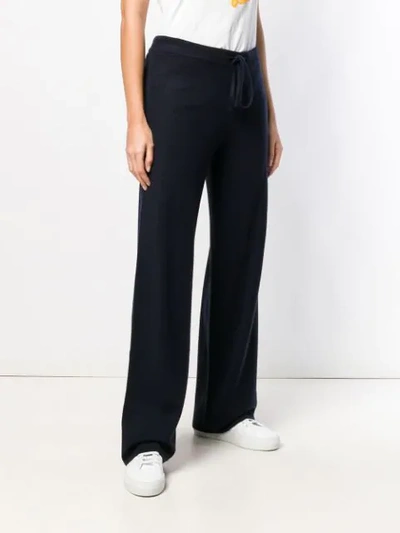 Shop Chinti & Parker Knitted Lounge Trousers In Blue