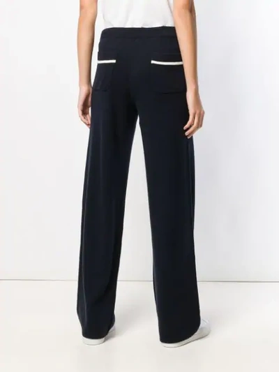 Shop Chinti & Parker Knitted Lounge Trousers In Blue