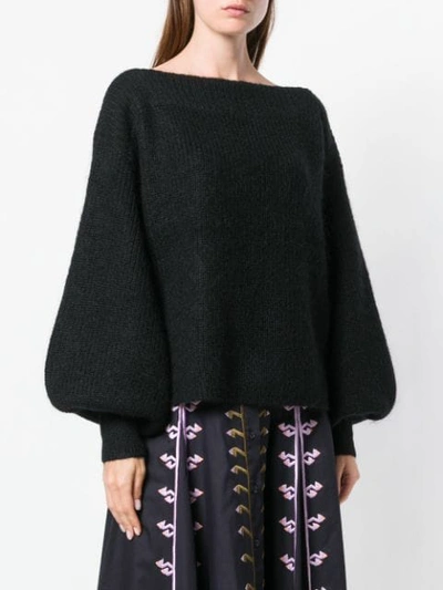 Shop Temperley London Bessie Jumper In Black