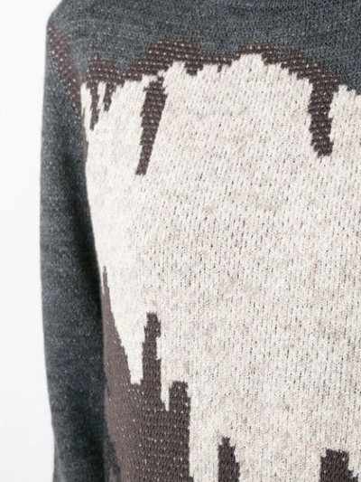 Shop Alcaçuz Jardine Knitted Top In Grey