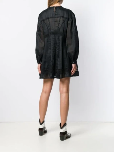 Shop Isabel Marant Ausgestelltes Kleid In Black