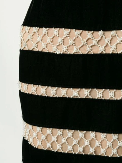 Shop Patbo Mesh Detail Maxi Dress In Black