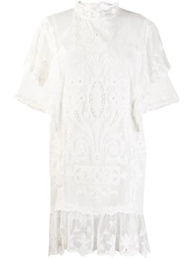 Shop Isabel Marant Besticktes Kleid In White