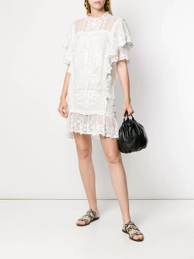 Shop Isabel Marant Besticktes Kleid In White