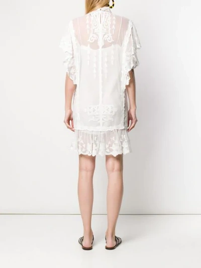 Shop Isabel Marant Besticktes Kleid In White