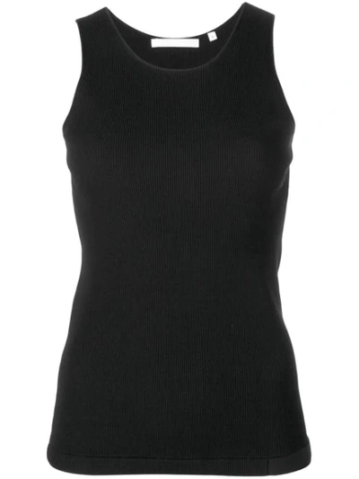 Shop Helmut Lang Simple Vest Top In Black