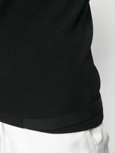 Shop Helmut Lang Simple Vest Top In Black