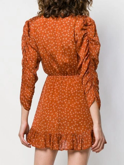 Shop Mes Demoiselles Francesca Short Dress In Orange