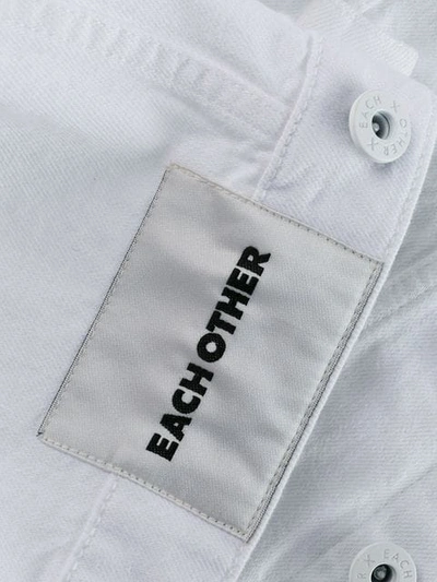 Shop Each X Other Denim Vest In White