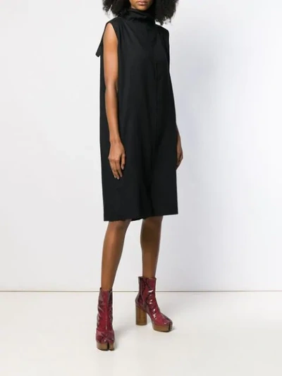 Shop Rick Owens Roll Neck Playsuit In Black