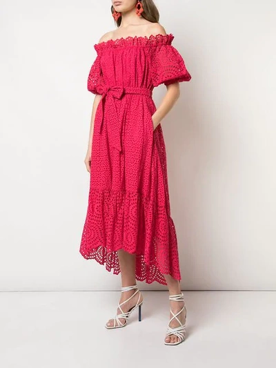 ULLA JOHNSON HOLLIE DRESS - 粉色