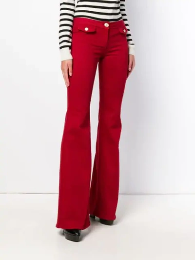 Shop Balmain Wide In Red